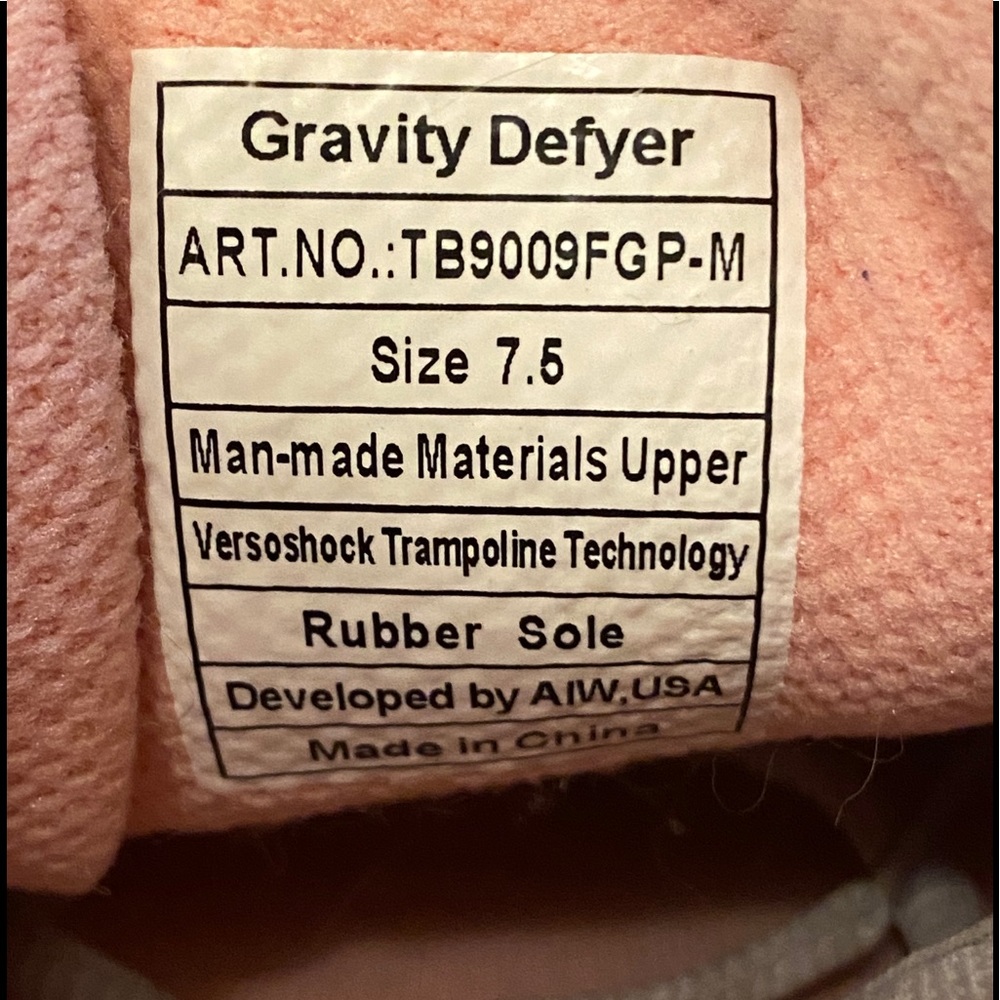 Gravity Defyer Shoes - Picture 6 of 16